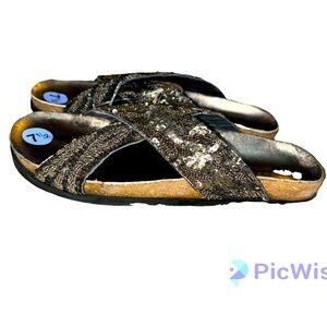 FREE PEOPLE Moonchild slip on sandals NEW